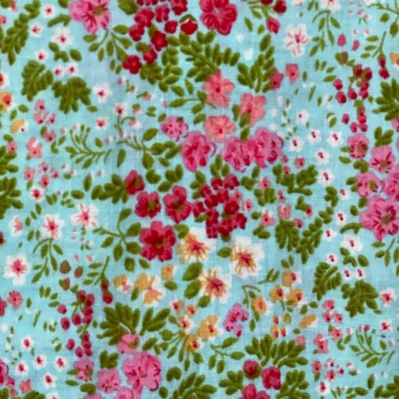 Blue floral blouse 2x - Picture 3 of 4